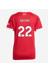 Liverpool Hugo Ekitike #22 Jalkapallovaatteet Naisten Kotipaita 2025-26 Lyhythihainen